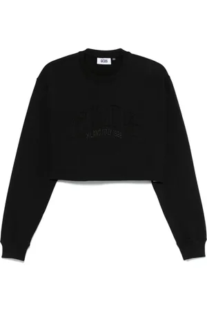 GCDS Felpa crop con logo
