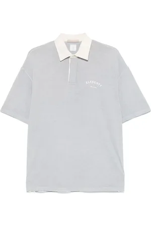 ELEVENTY Polo in cotone con ricamo logo