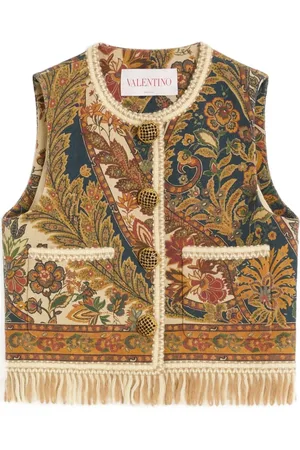VALENTINO GARAVANI Gilet con stampa Voyage Imaginaire