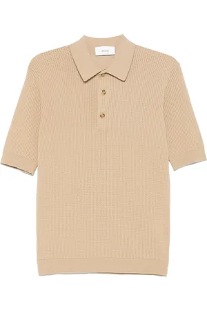 LARDINI Polo con trama a nido d