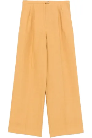 FORTE FORTE Pantaloni con pinces in lino
