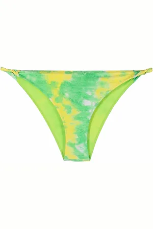 Ganni Slip bikini con fantasia tie-dye