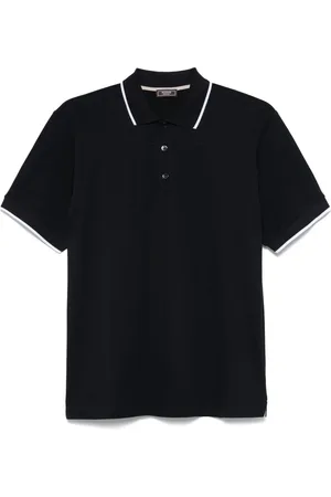PESERICO SIGN Polo in cotone con ricamo logo