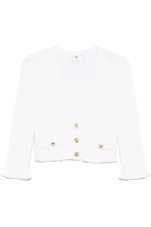 Elisabetta Franchi Cardigan con bottoni con logo