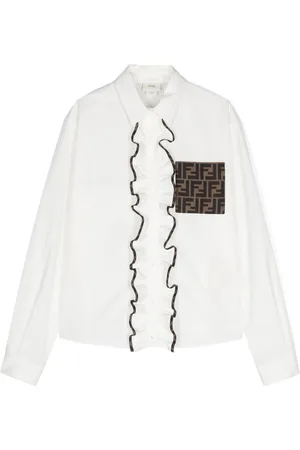 Fendi Camicia Zucca con monogramma