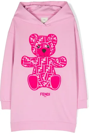 Fendi Abito con stampa Teddy Bear