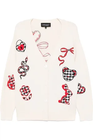 Cynthia Rowley Cardigan con design patchwork