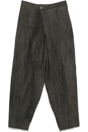 CHIAHUNG SU Pantaloni con cavallo basso