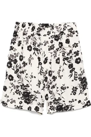 LANEUS Shorts con stampa a fiori