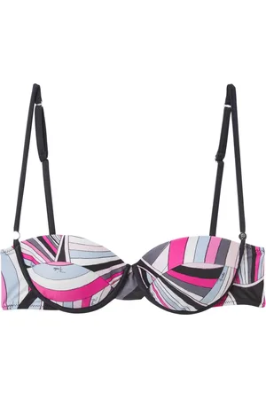 Puccini Top bikini con stampa Iride