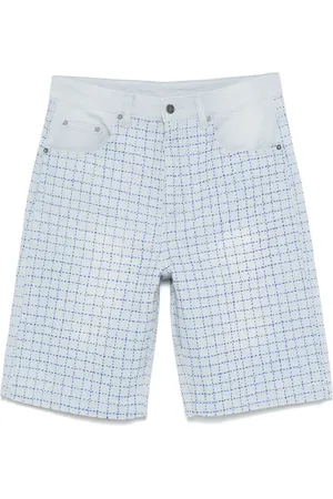 Glass Cypress Shorts denim con dettaglio cuciture