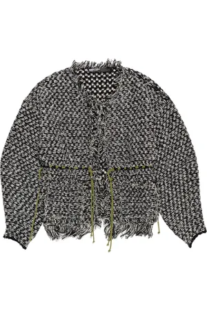Bimba y Lola Cardigan con bordi sfrangiati