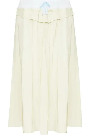 Maison Margiela Gonna midi in popeline
