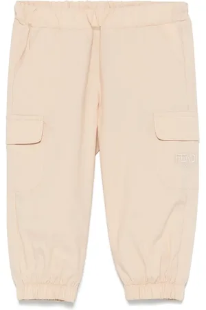Fendi Pantaloni con logo