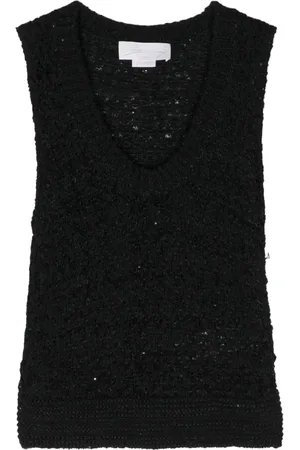 GENNY Top con paillettes