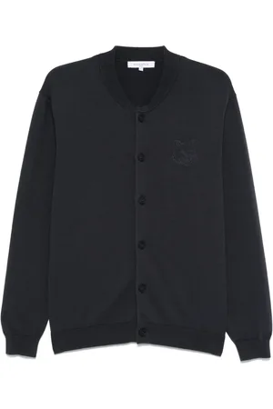 Maison Kitsuné Cardigan Bold Fox Head con ricamo