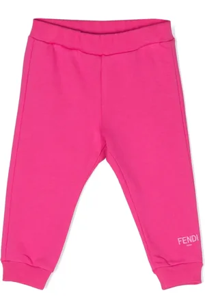 Fendi Pantaloni sportivi con logo goffrato
