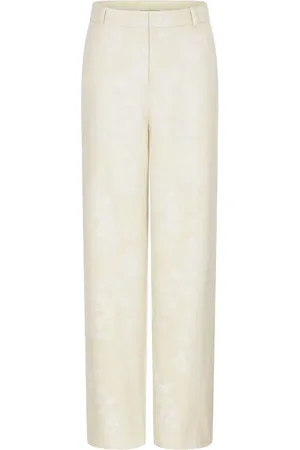 SHANGHAI TANG Pantaloni con motivo jacquard