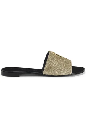 Giuseppe Zanotti Sandali slides Shirley con applicazione