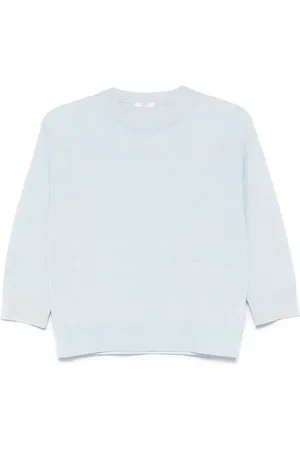 PESERICO SIGN T-shirt in maglia fine