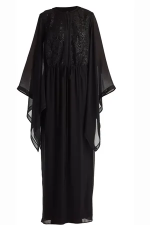Tadashi Shoji Caftano con ricamo