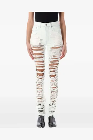 Maison Margiela Jeans skinny con effetto vissuto