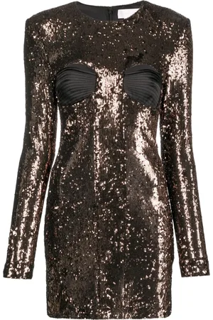 GENNY Abito a maniche lunghe con paillettes