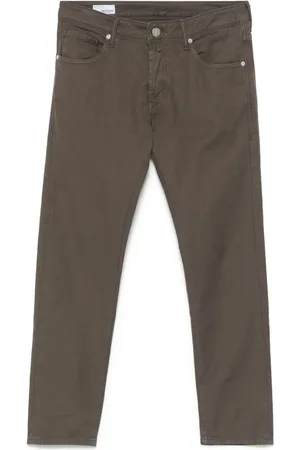 Incotex Pantaloni affusolati con applicazione
