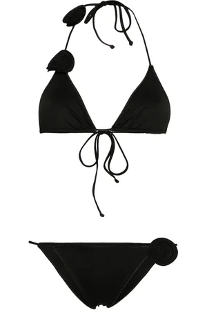 LA REVECHE Bikini con applicazione a fiori