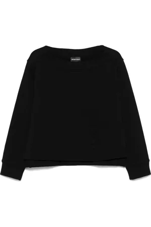 Emporio Armani Felpa con logo goffrato