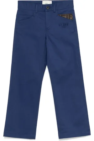 Fendi Pantaloni con motivo FF