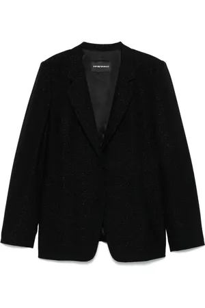 Emporio Armani Blazer con dettaglio lamé