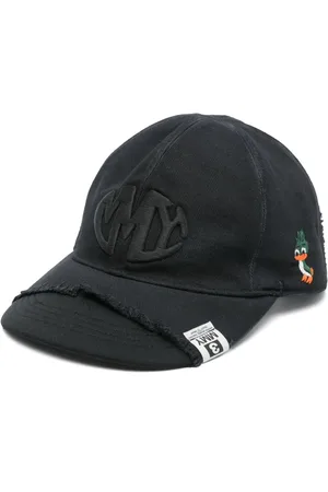 Maison Mihara Yasuhiro Cappello da baseball con dettaglio effetto stropicciato