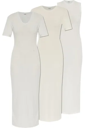 Jil Sander Abito midi in cotone (3 pezzi)