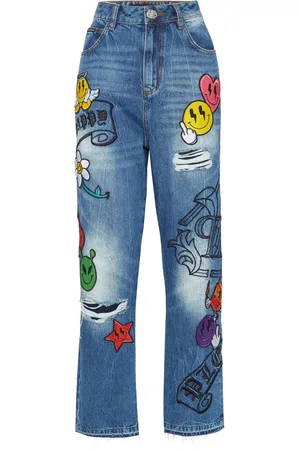 Philipp Plein Jeans dritti Smile