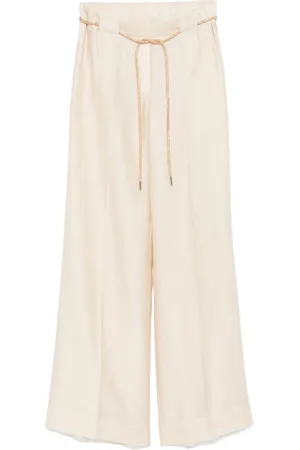 Blugirl Pantaloni a palazzo con cintura
