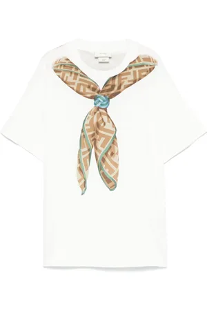 Fendi T-shirt con stampa grafica