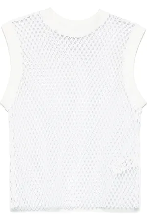 Msgm Top semi trasparente
