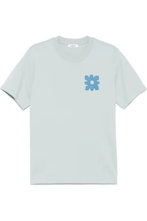 Sandro T-shirt con logo goffrato