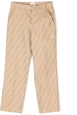 Fendi Pantaloni con stampa FF
