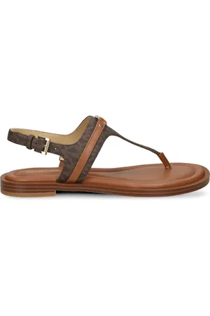 Michael Kors Sandali in tela con suola piatta
