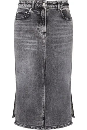 Moschino Gonna denim a vita alta