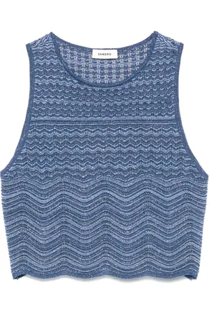 Sandro Top con glitter