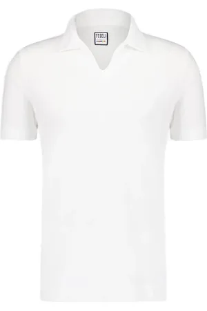 FEDELI Polo in cotone con ricamo logo