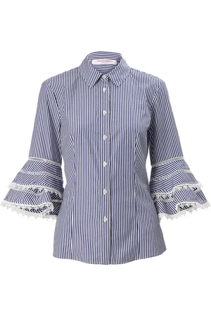 Carolina Herrera Camicia con rifinitura in pizzo