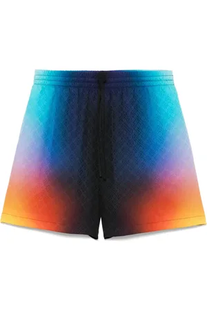 Casablanca Shorts sfumati in seta