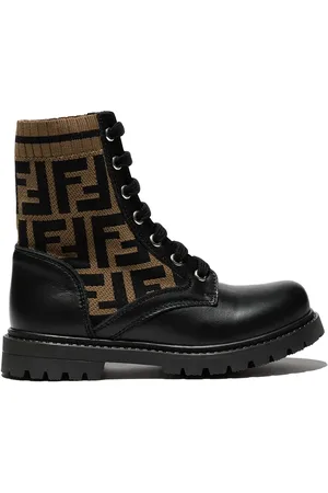 Fendi Stivaletti con motivo FF