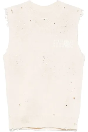 Maison Margiela Top con grafica numerica