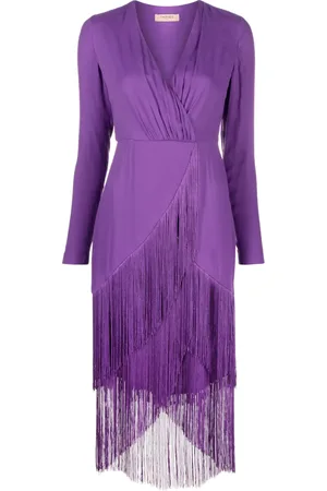 Twin-Set Abito midi con scollo a V