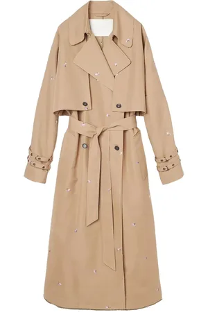OOF Wear Trench in misto cotone
